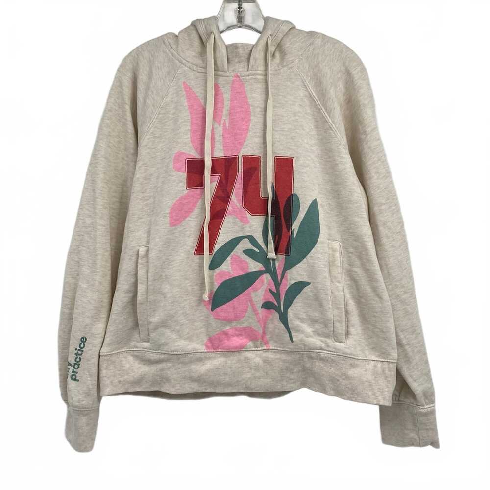 Daily Practice Beige Pink Sweatshirt | Womens XL